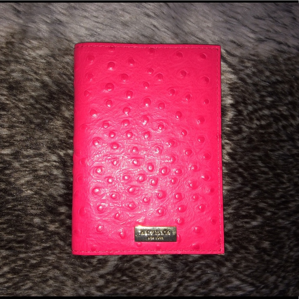 Kate Spade Alexander Ave Ostrich Passport Holder